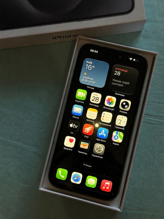 Iphone 15 Pro Max Black Titanium 256 gb