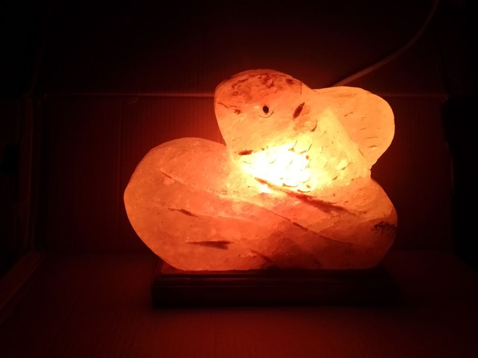 Светильник из соли