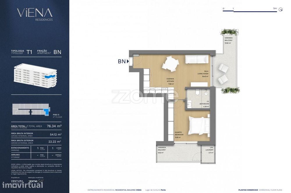 Apartamento T1 - VIENA Residences