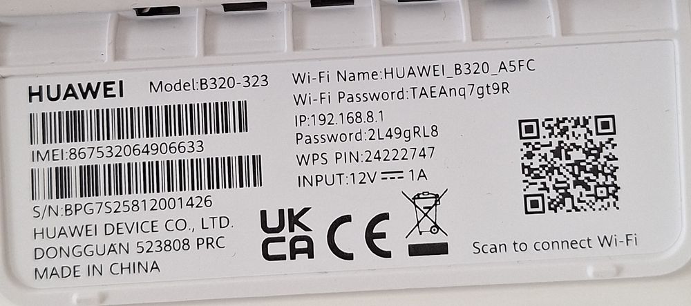 Router Huawei novo