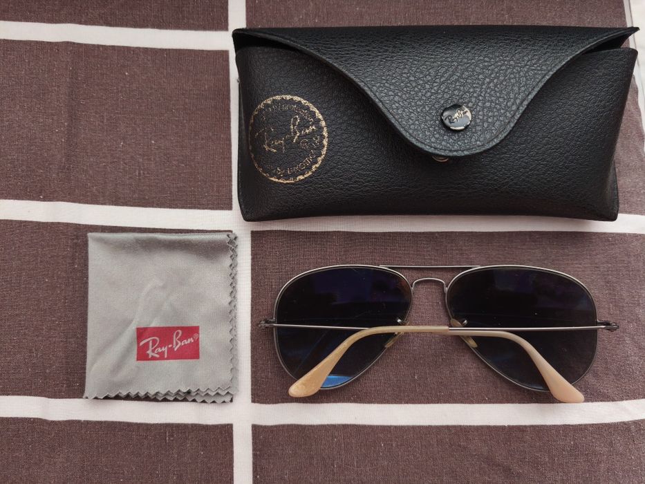 Солнцезащитные очки Ray-Ban Aviator Large Metal RB 3025 003/32 58мм стекло