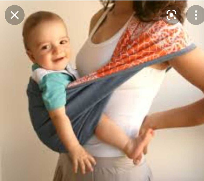 Sling bebé Baci Baby Tam S bebé feliz