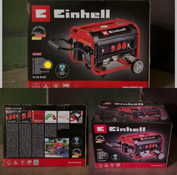 Генератор Einhell TC-PG 35/E5 — новий