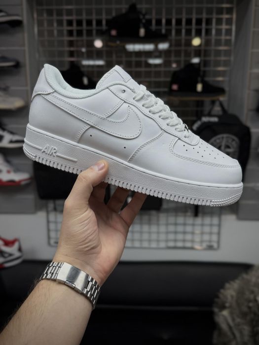 Зимові з хутром Nike Air Force 41-45р зимние кроссовки форсы найк