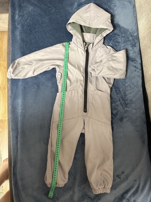 Дитячий демісезонний комбінезон сліп, світло -сірого кольору