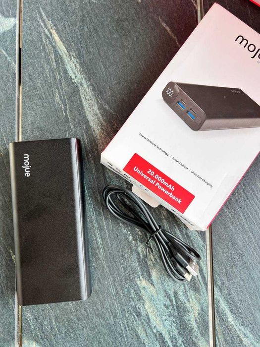 павербанк 20000 mah з швидкоб зарядкою Mojue PowerBunk Xiaomi
