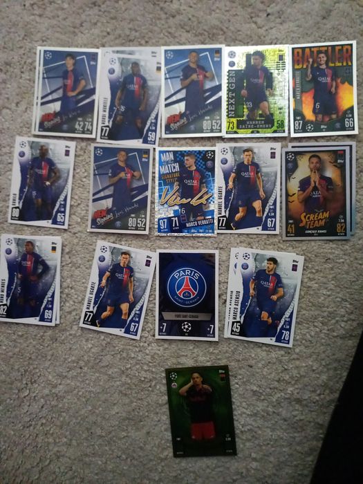 Cartas match attax 23/24