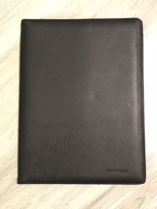 Aktówka teczka etui organizer na dokumenty czarny Batycki na prezent