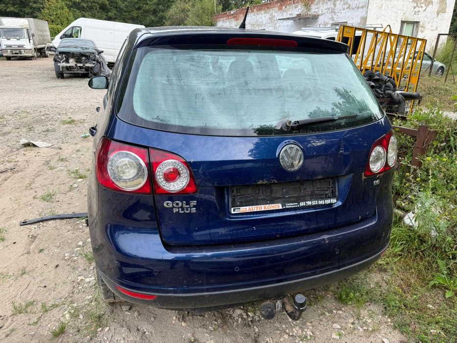 na części zderzak tył tylnia klapa volkswagen golf v plus 1.6mpi bse