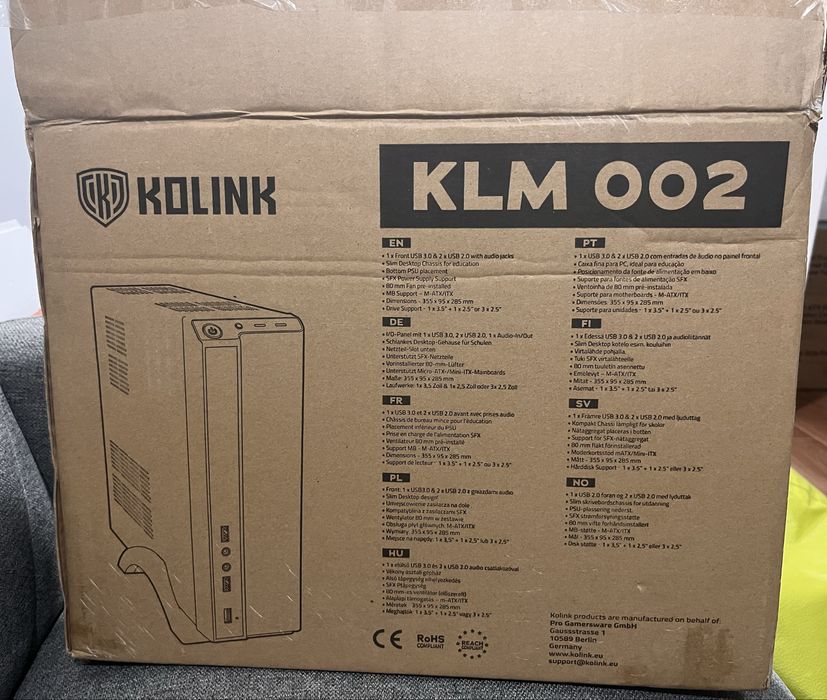 Caixa Koolink KLM 002 mini ATX