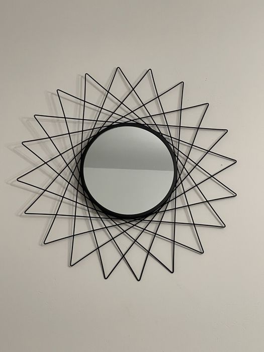 Lustro dekoracyjne westwing ozdobne średnica 62 cm