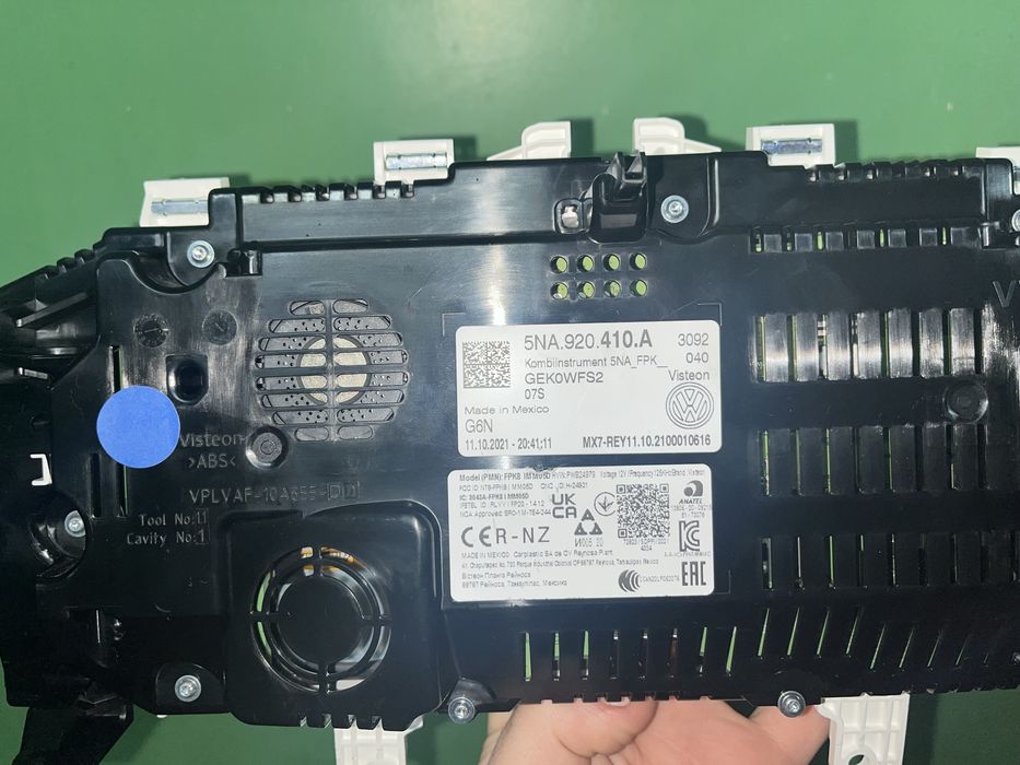 Щиток приборов цифровой vw tiguan 2 2021 allspace