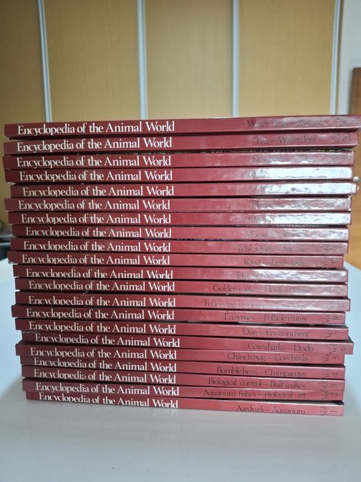 Colecção completa de "Encyclopedia of the Animal World"
