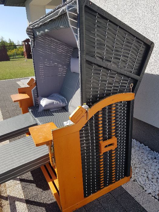 Meble ogrodowe! Kosz plażowy XXL Duży, ogrodowy, na plążę!