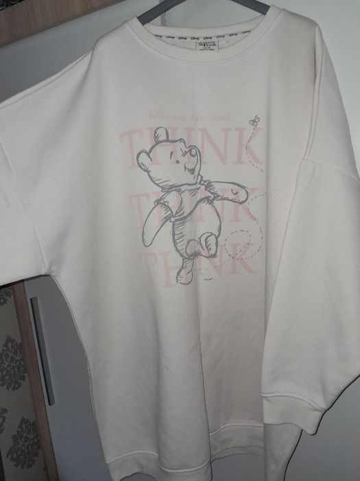 Długa bluza puchatek