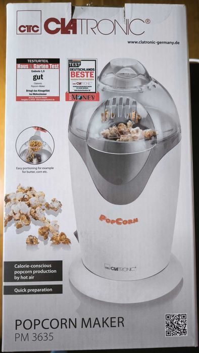 Máquina de Pipocas Clatronic PM 3635