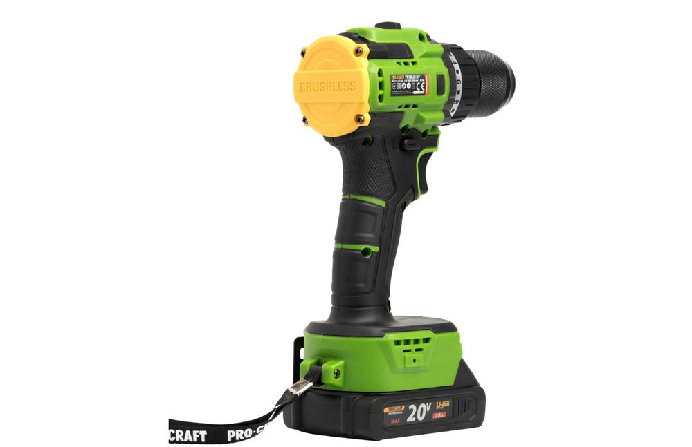 Шуруповерт Procraft PA18LiH (з 1 акб МАХ 2Ам і зп) Затяжка 80Нм Кейс