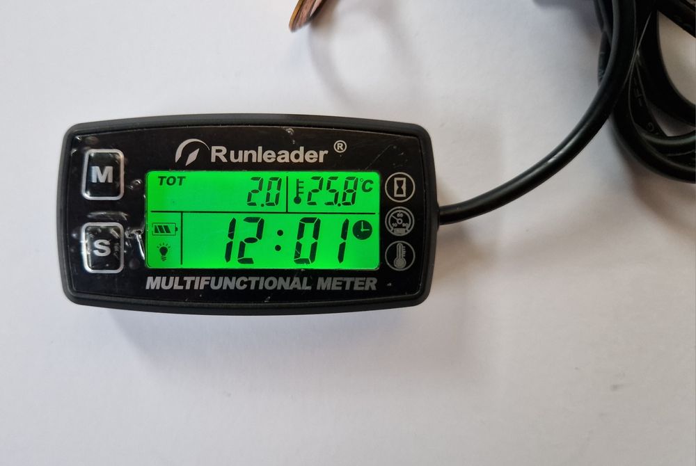 Obrotomierz RPM, termometr, Paralotnia, PPG