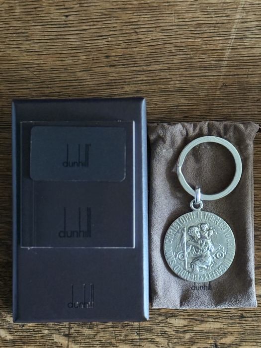 Брелок Dunhill, st. Christopher, срібло 925.