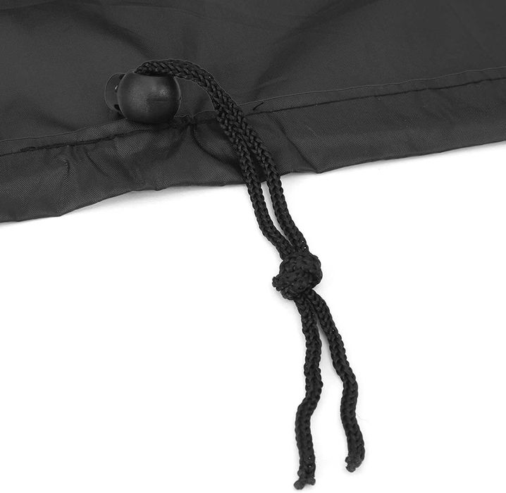 POKROWIEC NA Grilla Osłona Czarny Wodoodporny Ściągacz Uniwersalny