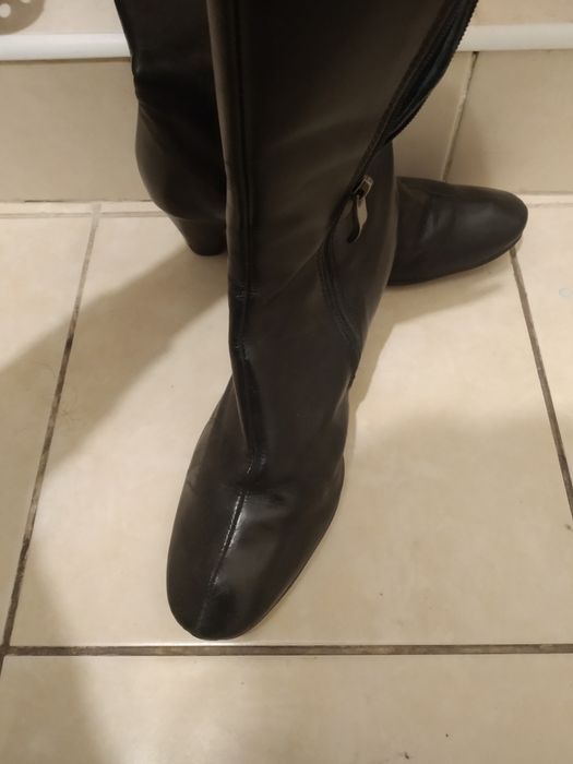 Жіночі напівчоботи шкіряні 38 розмір