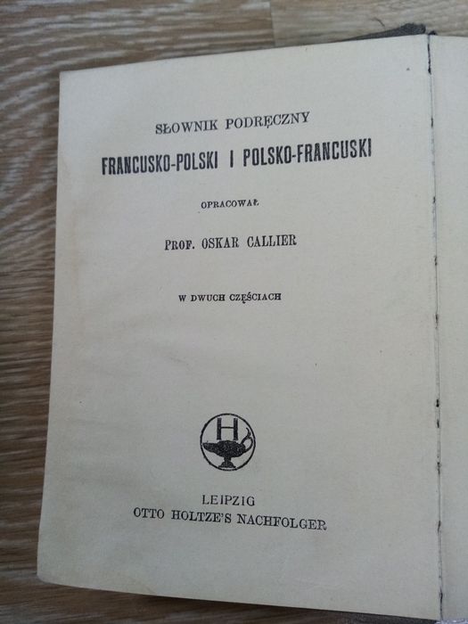 Słownik francusko-polski Antyk