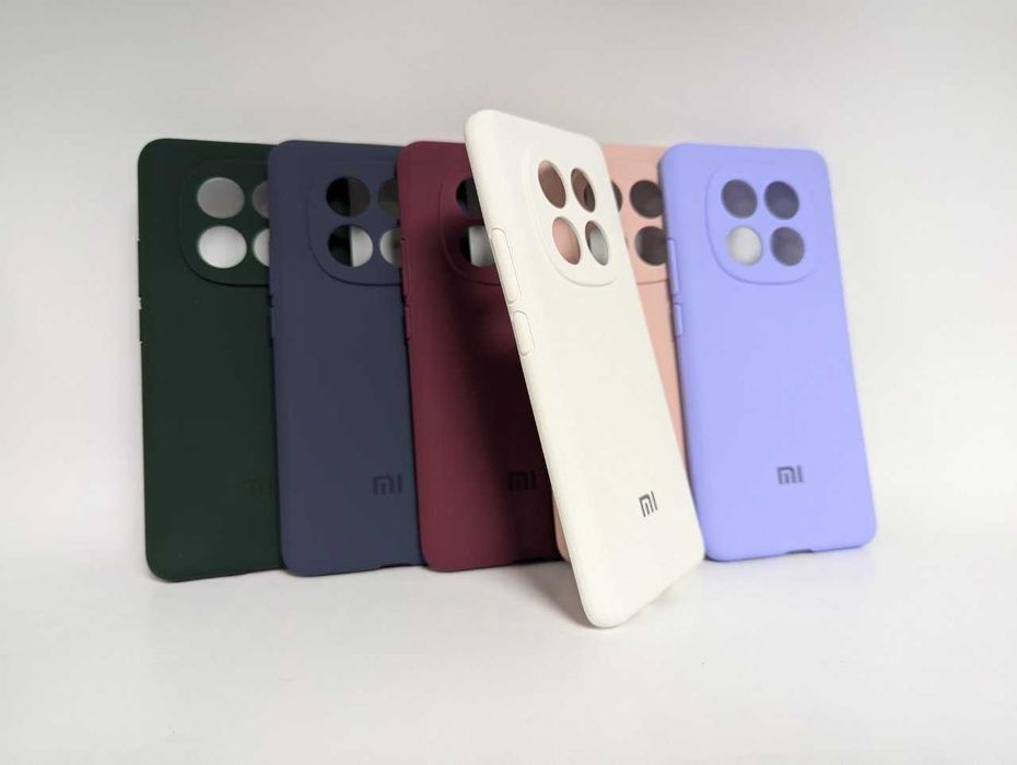 Топ! Redmi Note 15 4G / 5G Протиударний преміум софт тач чехол чохол з логотипом Xiaomi
