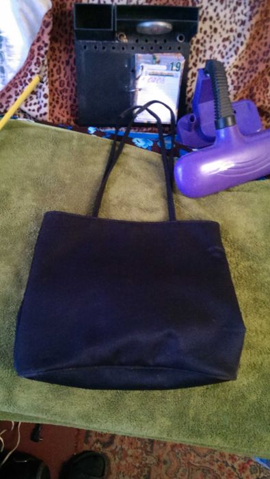 Женская Чёрная сумочка с узором