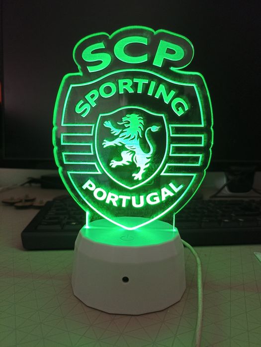 Candeeiro led personalizado