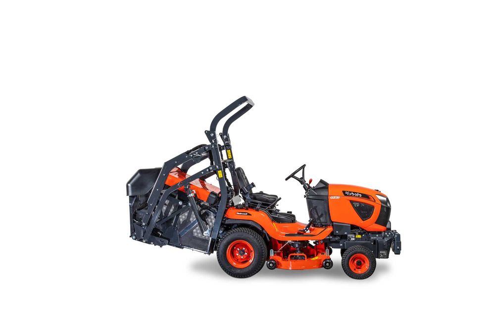 Kosiarka Kubota G231 HD, Wysoki wysyp kosza. Bardzo mocne kosisko!