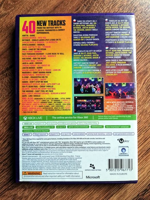 Just Dance 2017 Kinect XboX 360