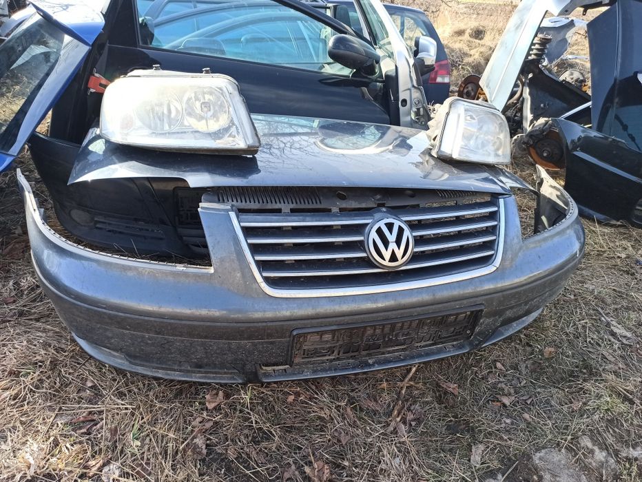 Volkswagen Sharan lift fl zderzak 1 generacji l lampy maska przód