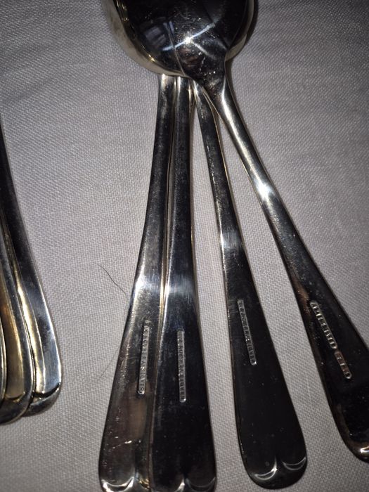 6  Colheres Sobremesa Artel Silver