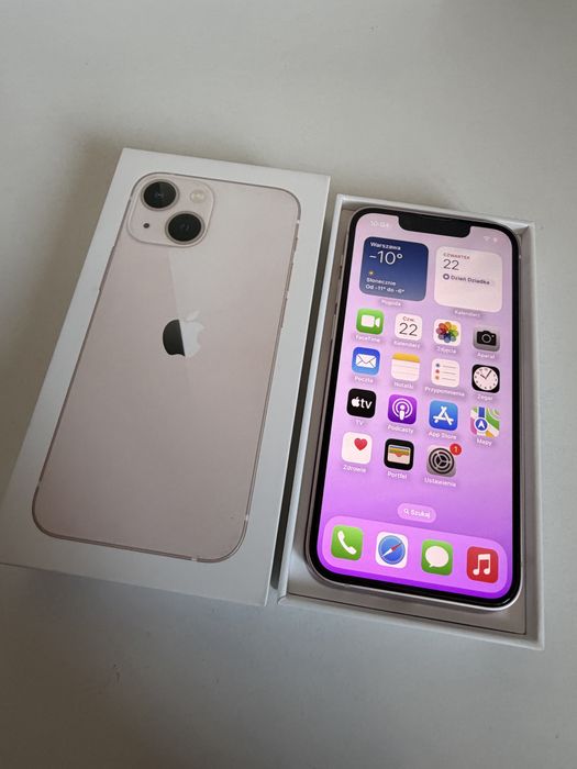 iPhone 13 Mini 128gb Pink Jak Nowy Bateria 100%
