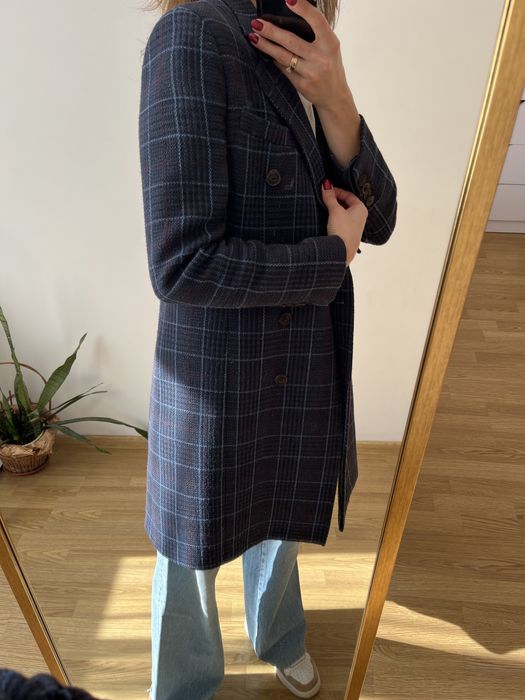 Пальто Mango S в клітинку