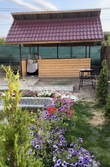 Баня на дровах , номера посуточно, почасово , беседка  Обуховка