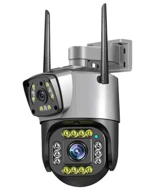 Вайфай Камера відеонагляду 8мп вулична поворотна нічна V380 SC03 wifi