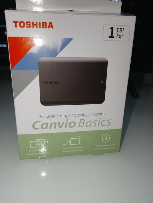 HD Externo 1TB – Toshiba Canvio Basics | Portátil e Confiável
