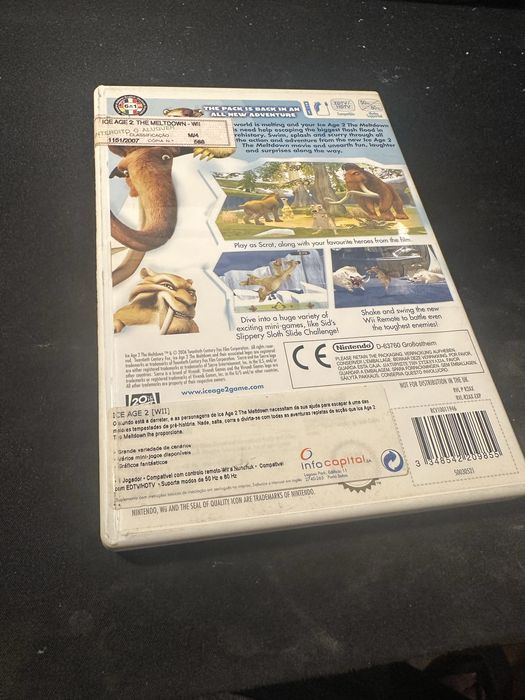 Jogo Idade do Gelo 2/Ice Age 2: The Meltdown c/ caixa e manuais.