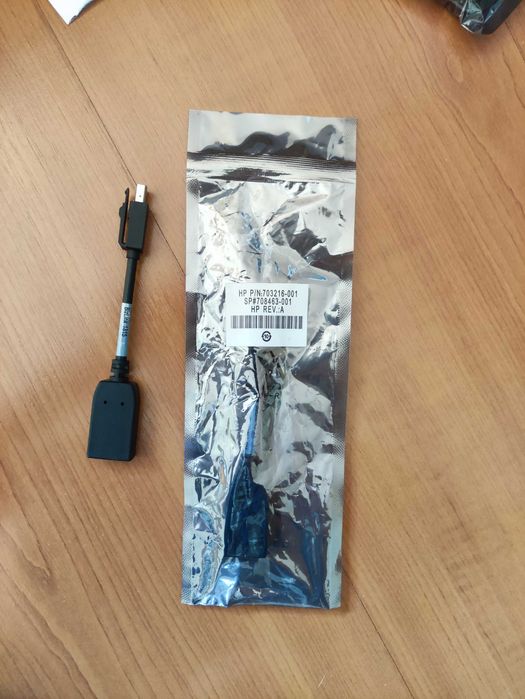 Nowa Oryginalna Przejściówka HP mini Displayport do Displayport