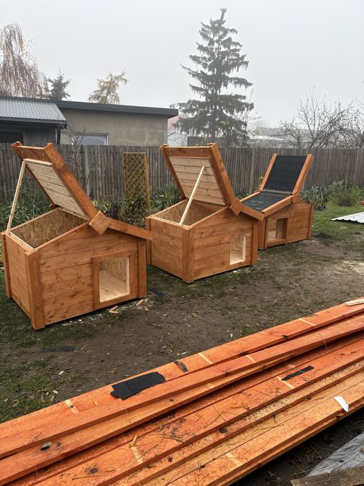 Buda dla psa ,otwierany dach,ocieplona