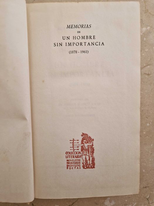 Memorias de un hombre sin importancia