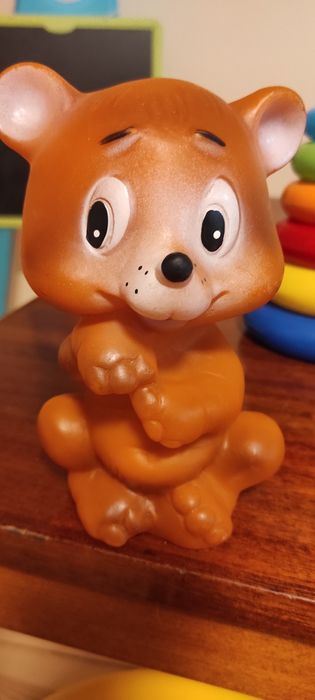 Ведмедик резиновий СССР мишка резиновый