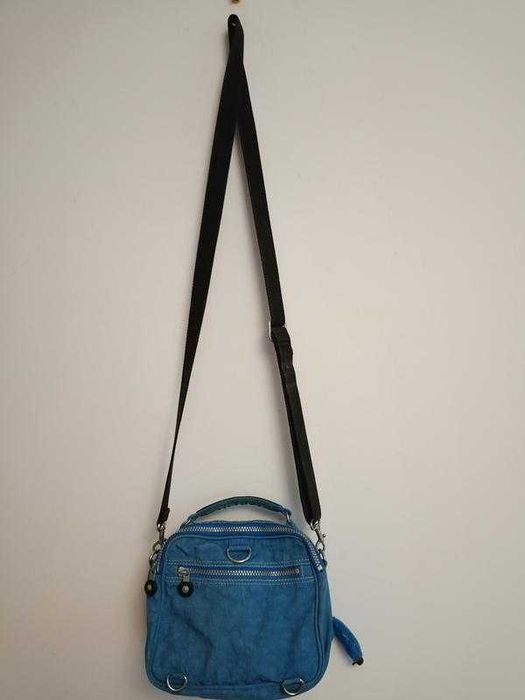 Оригінальна сумка Kipling sky blue з фірмовою мавпочкою