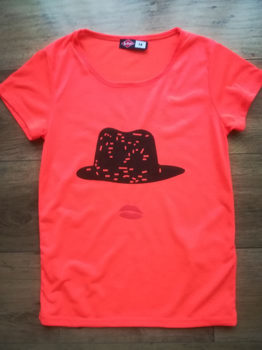 T- shirt marki Lee Cooper • kolor pomarańczowej czerwieni •