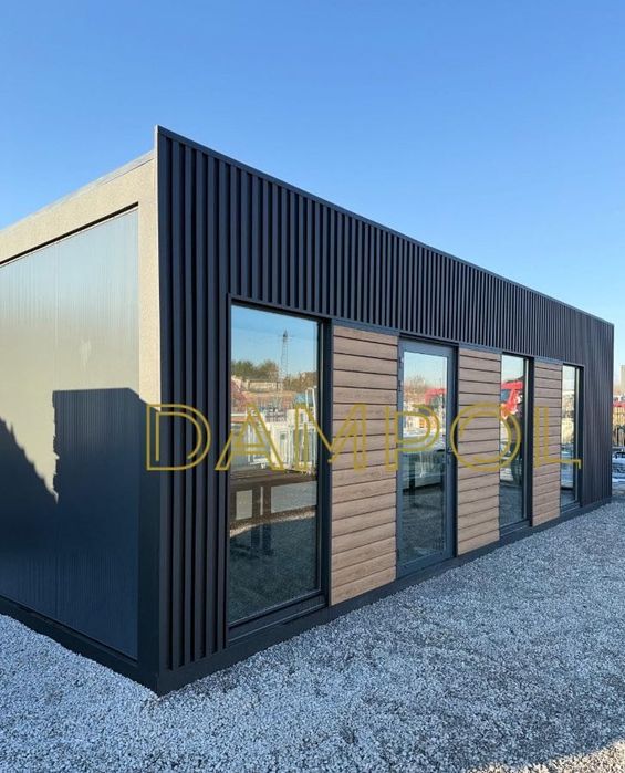 Nowoczesny pawilon leasing, biurowy, handlowy, gastronomiczny, salon