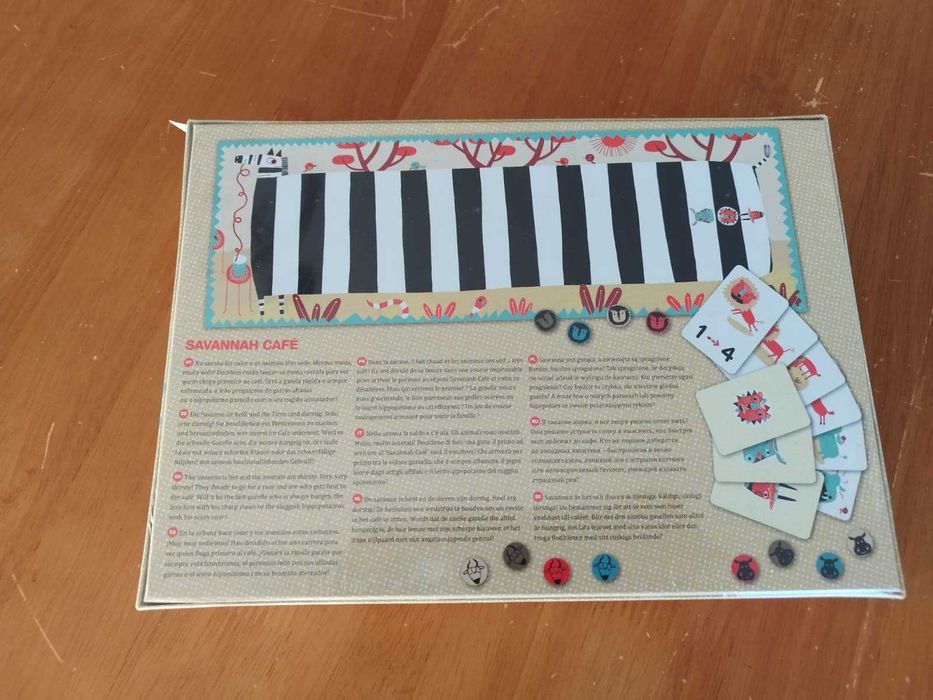 Jogo de Tabuleiro Savannah Café