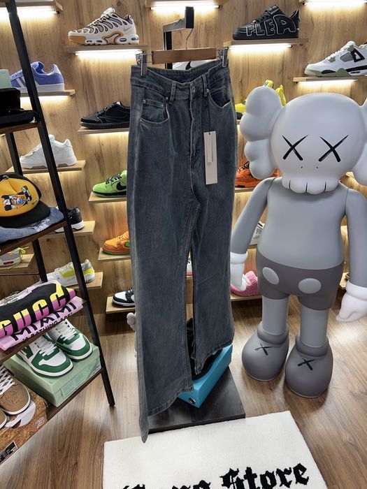 Джинси Rick Owens Loose Beige Grey