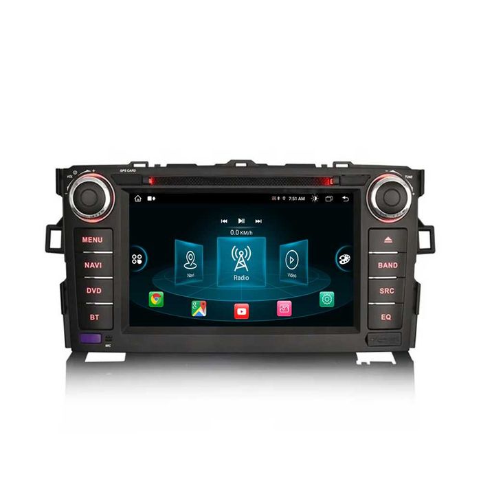 CarPlay Radio FM Android GPS WiFi 4G USB SD Toyota Altis Auris Corolla