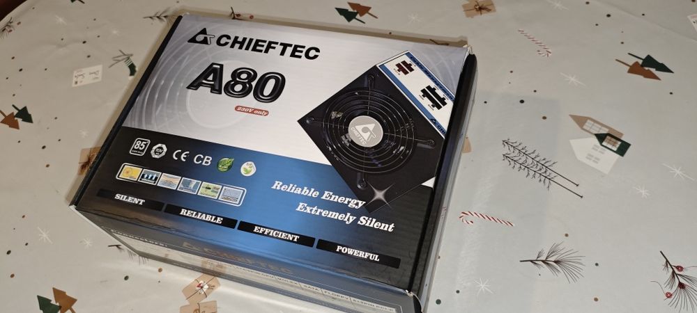 Блок питания компьютера Chieftec CTG-650C 650W A80 Идеальное состояние